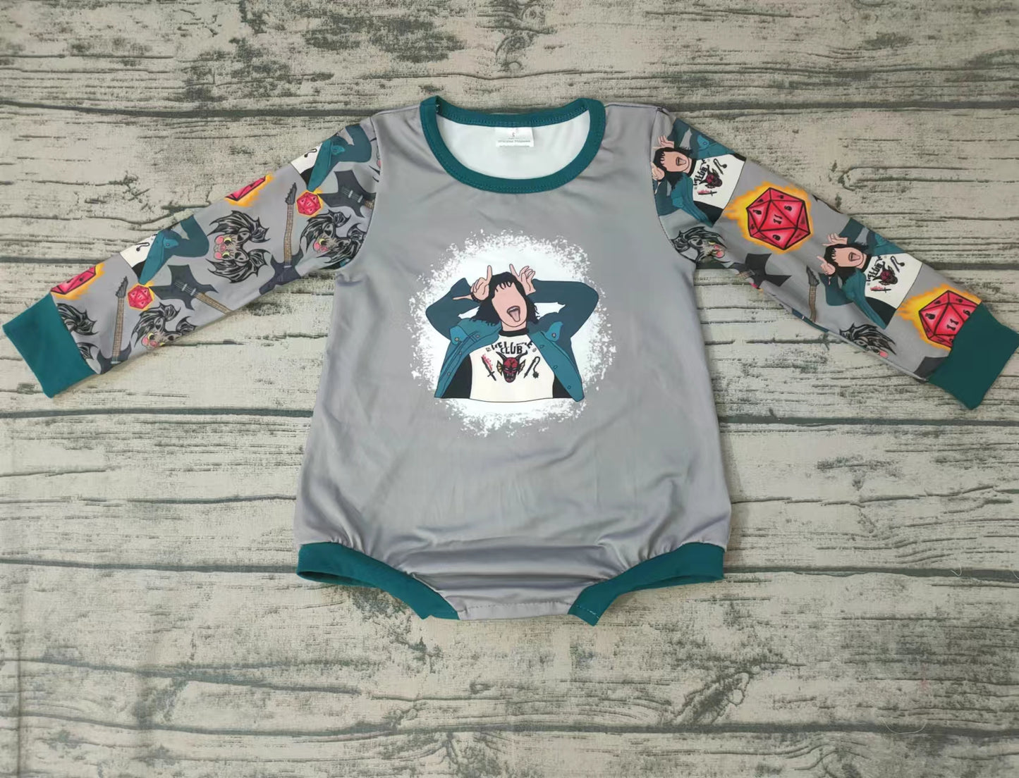 Baby girls Halloween singer long sleeve rompers