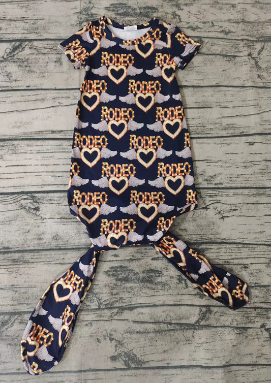 Baby newborn western rodeo gown