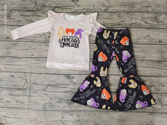 Baby girls Halloween witches bell pants clothes sets