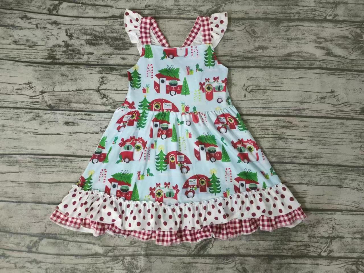 Baby girls Christmas camping dresses