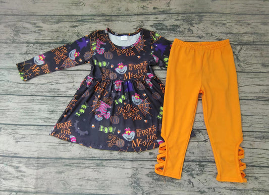 Halloween cartoon baby girls pants clothes sets