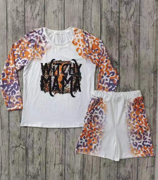 Adult women Halloween with shorts sets