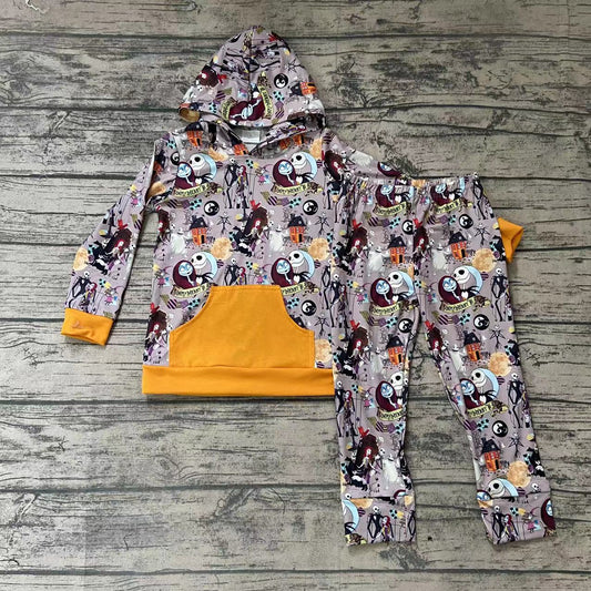 Halloween NBC baby kids hooded pants clothes sets