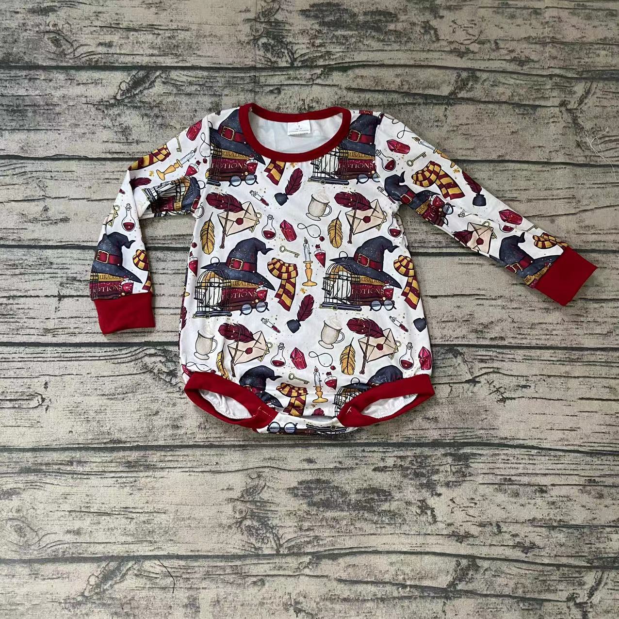 Baby girls Halloween Magic Long sleeve rompers