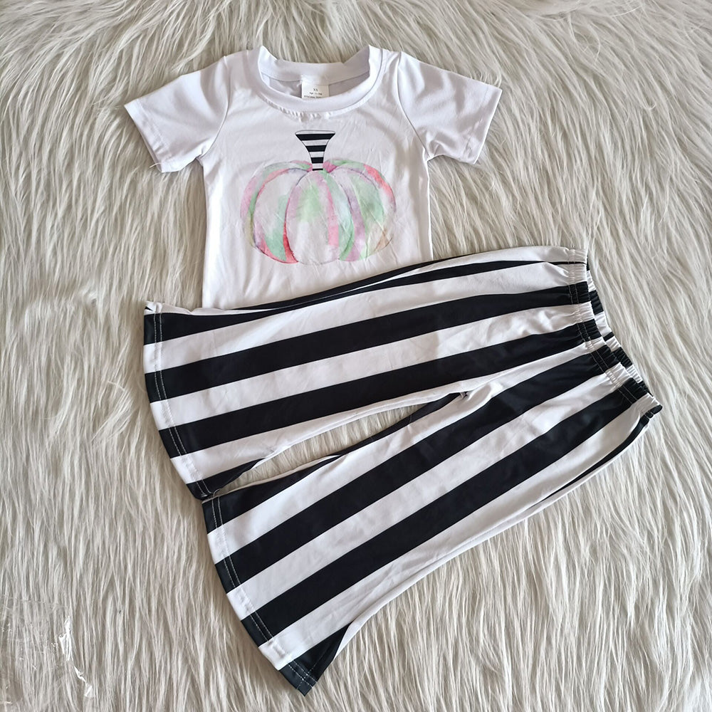 Pumpkin stripe set