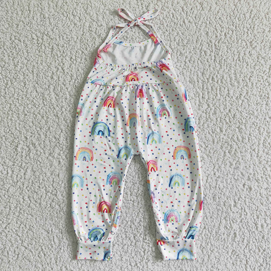 Baby girls rainbow jumpsuits