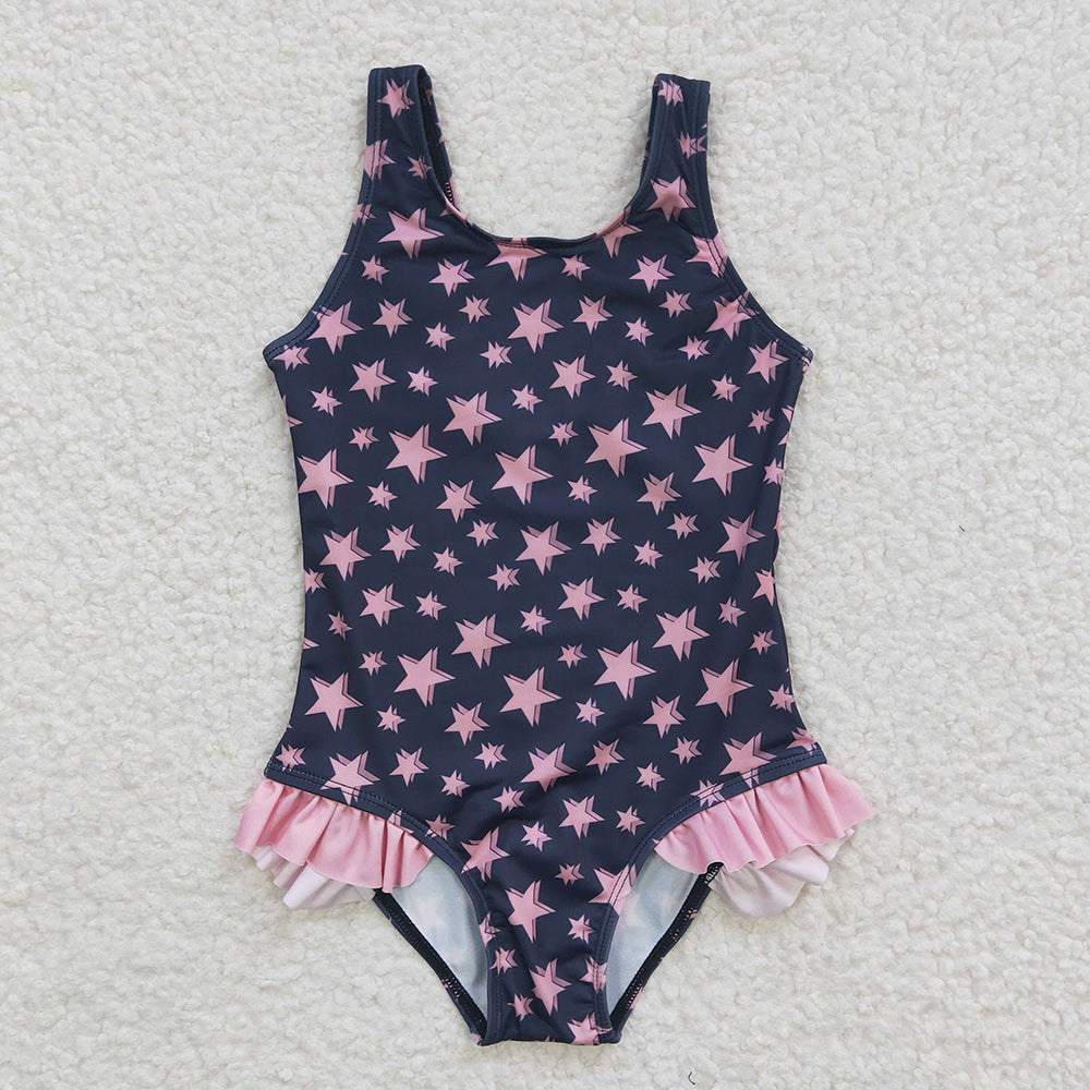 Baby Girls Western Swimsuits Bathing Suits