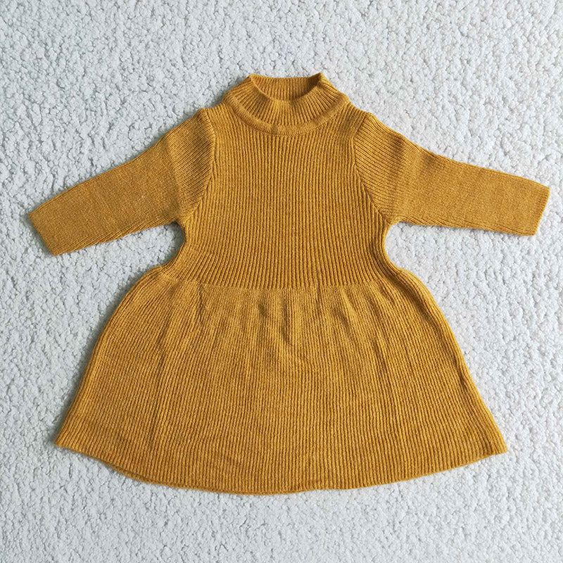 Mustard Sweater Dress