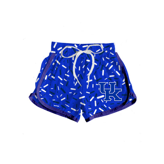 Preorder moq 5 Baby Girls Blue Sprinkles UK Team Shorts Bottom
