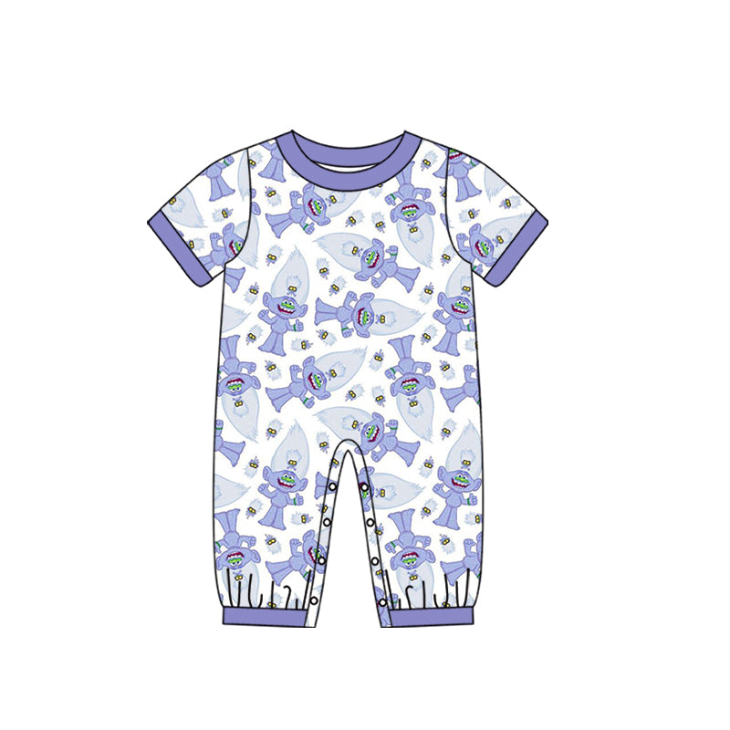 Baby Boys Hair Monster Short Sleeve Rompers preorder(moq 5)