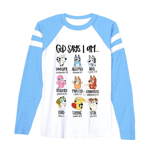 Baby Girls Long Sleeve Cartoon Dogs Tee Shirts Preorder(moq 5)