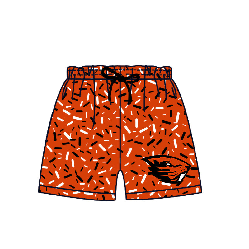 Preorder (moq 5)Baby Boys Drip Sprinkles Oregon State Beavers Team Shorts Bottom