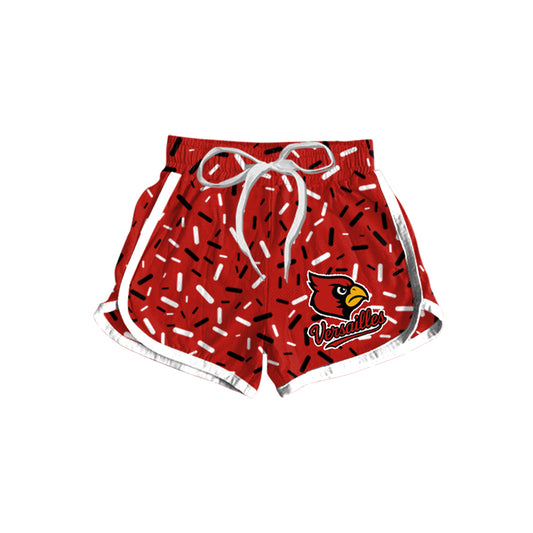 Preorder(moq 5) Baby Girls Team Red Versailles Sprinkles Sports Shorts