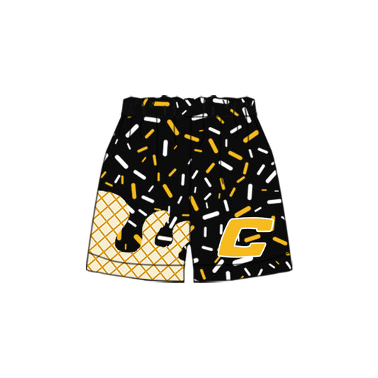 Preorder(moq 5) Baby Boys Team Black C Sports Shorts