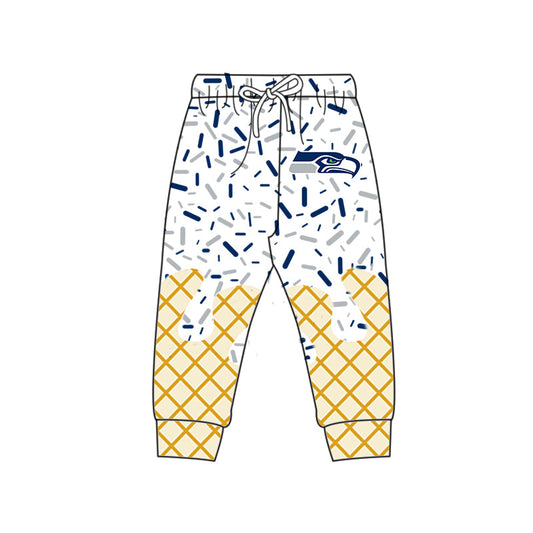 Preorder (moq 5)Baby Boys Drip Sprinkles Seattle Seahawks Team Jogger Pants Bottom
