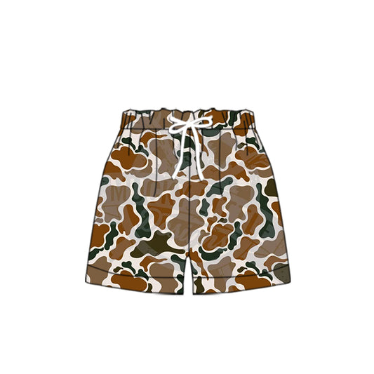 Baby Boys Southern Brown Duck Camouflage trunks swimsuits preorder(moq 5)