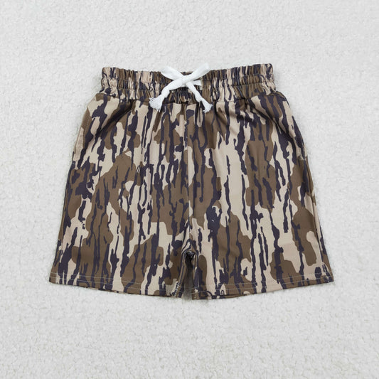 Baby Boys Southern Olive Camo Pockets Shorts Bottom