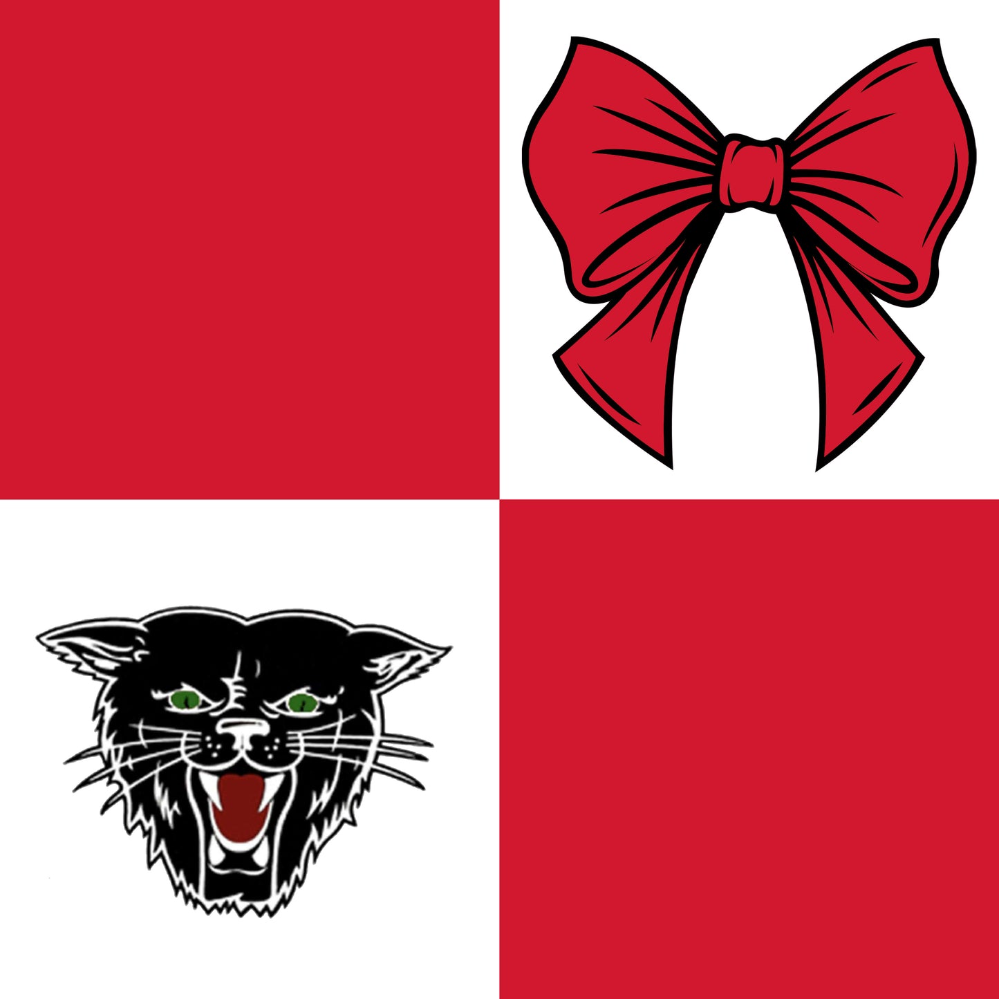Preorder (moq 5)Baby Girls Red Bows Bearcat Checked Vest Skirt Short Team Clothes Sets