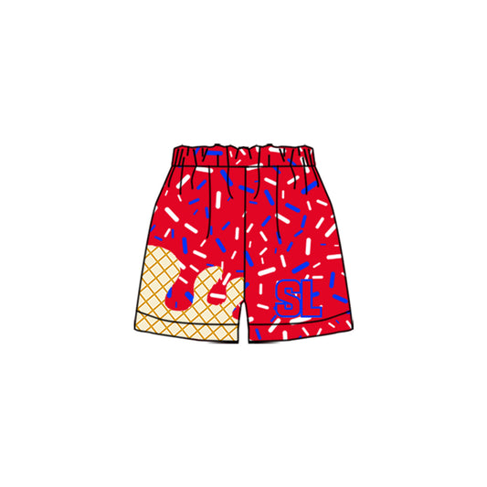 Preorder (moq 5)Baby Boys SL Red Sprinkles Shorts Bottom
