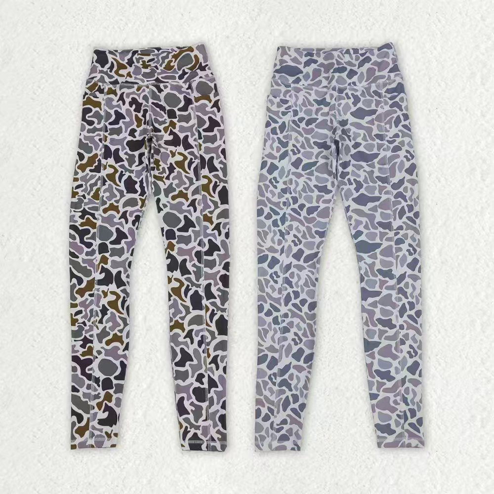 Sibling Adult Women Camo Yoga Active Legging Pants Bottom