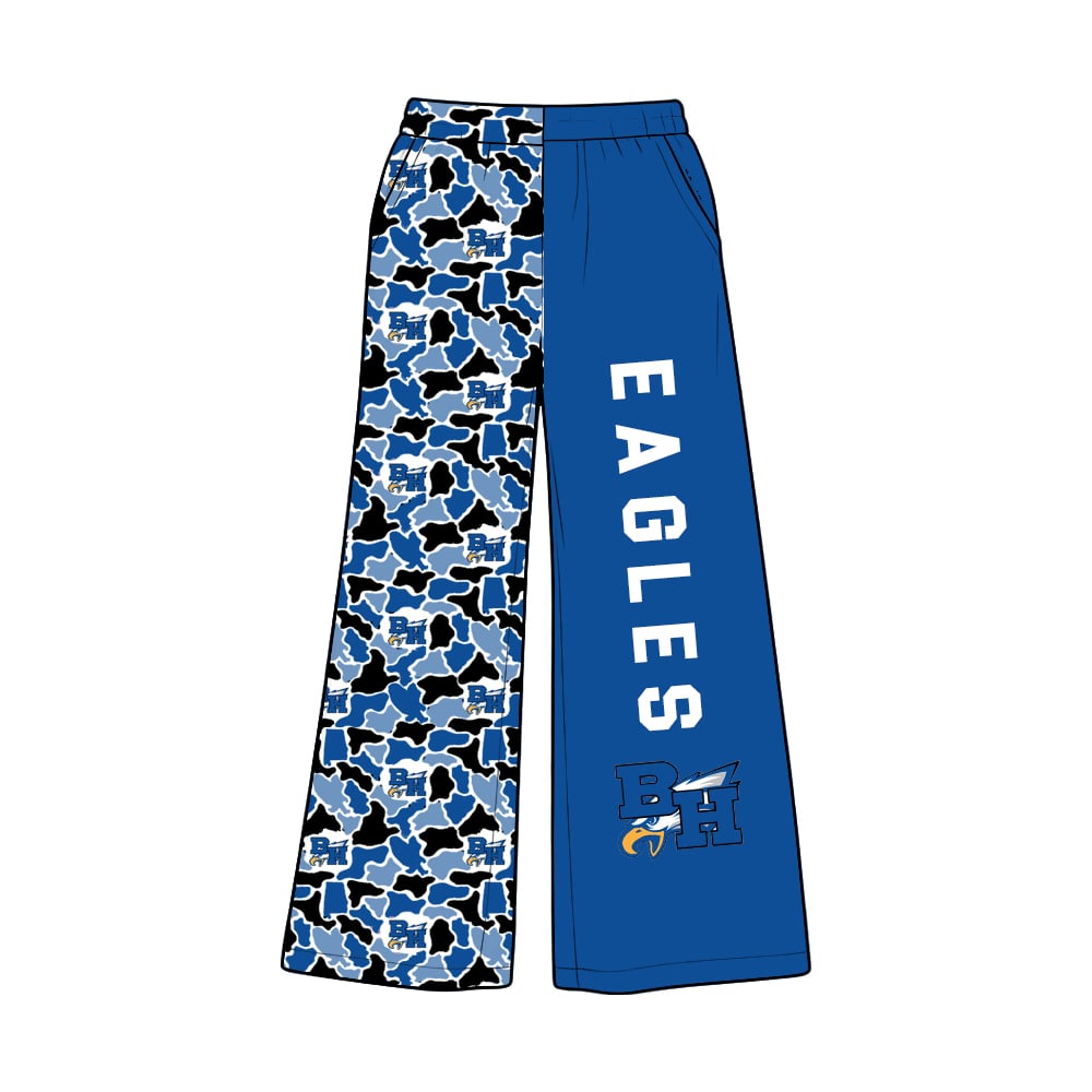 Preorder(moq 5) Baby Girls BH Eagles Blue Team Pants Bottom