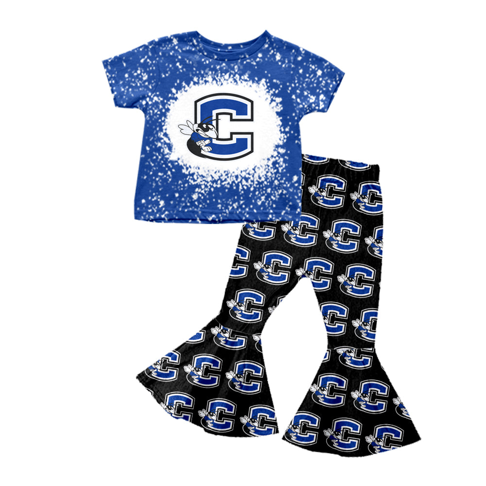 Baby Girls Chelsea Hornets Tee Shirt Top Pants Clothes Sets Preorder(moq 5)