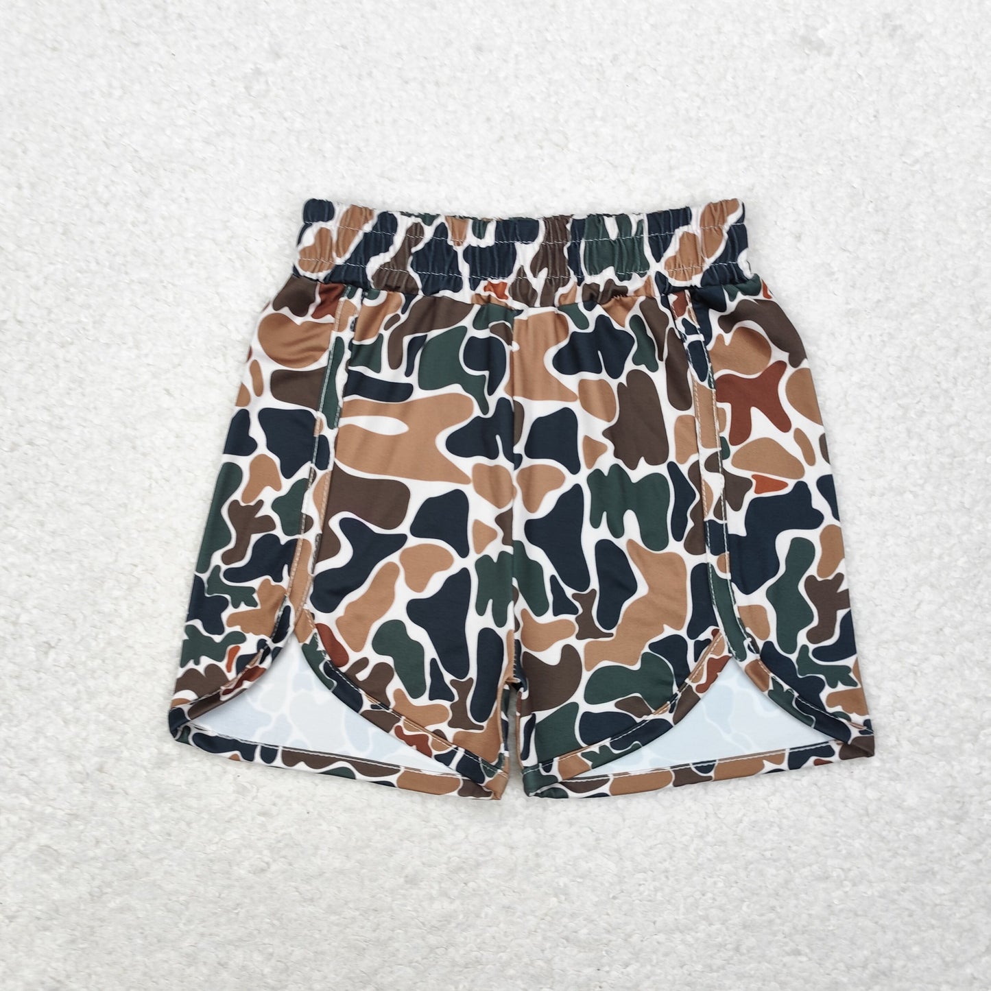 Mommy And Me Family Sibling Brown Camo Summer Shorts Bottoms