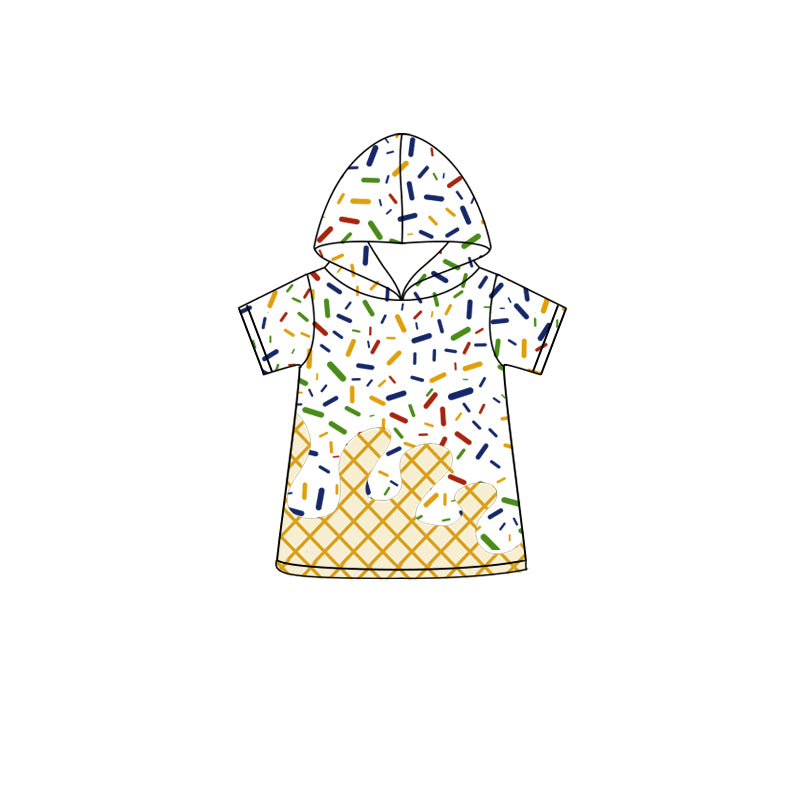 Preorder(moq 5) Baby Boys Short Sleeves Team Hoodies Top