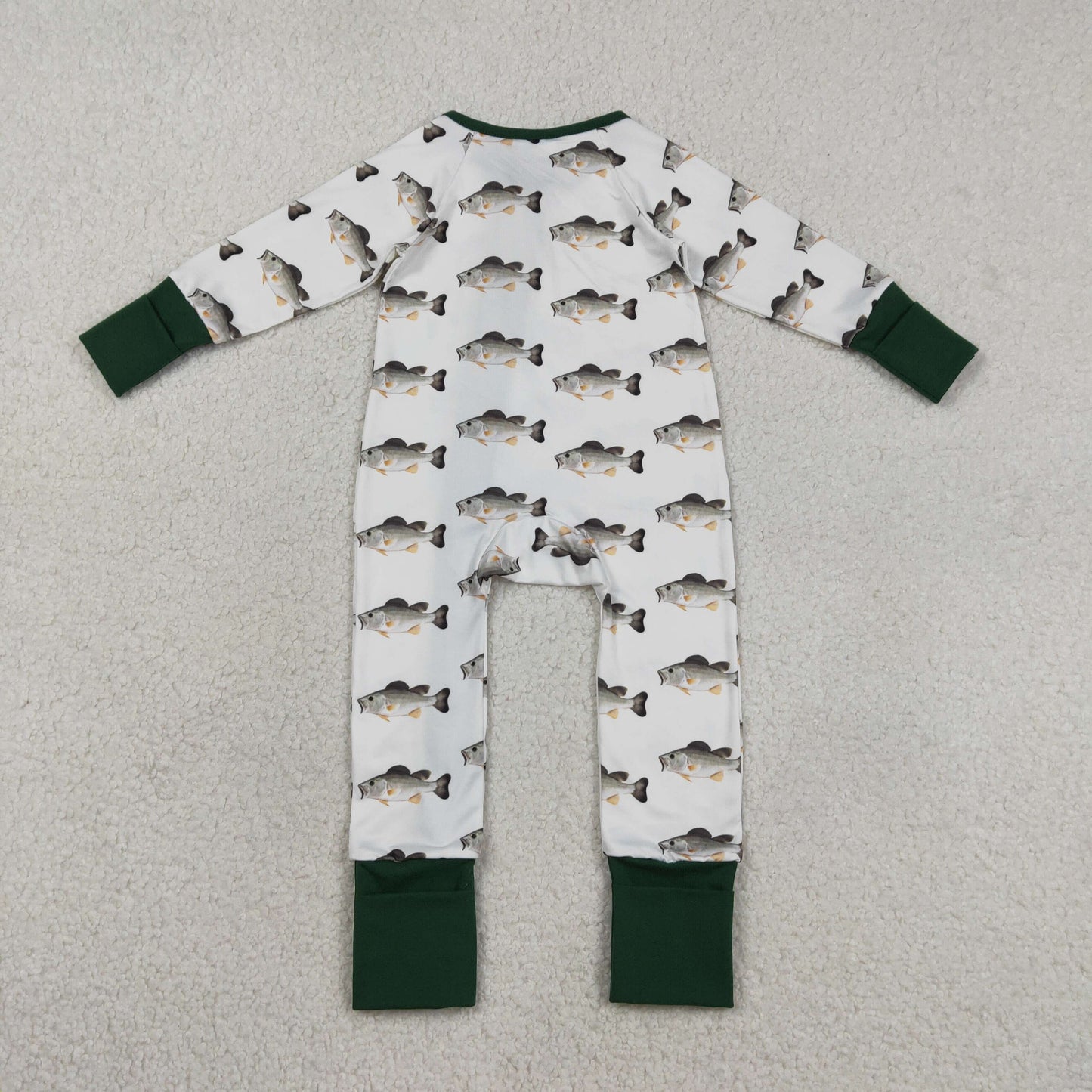 Baby Boys Fishing Hunting Two Way Zip Convertible Rompers