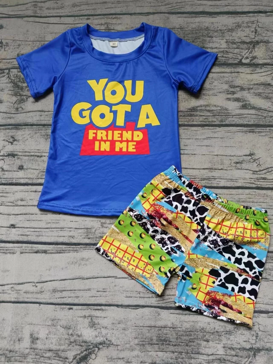 Baby Boys Got Friend Shirt Shorts Clothes Sets split order preorder May 10th