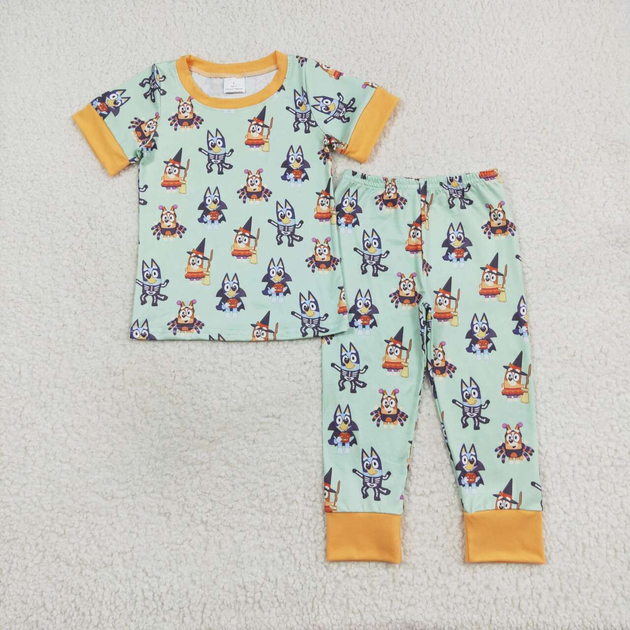 Baby Girls Halloween Dogs Sibling Boys Pajamas Clothes Sets