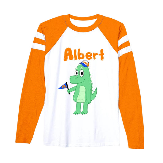 Baby Girls Long Sleeve Crocodile Team Tee Shirts Preorder(moq 5)