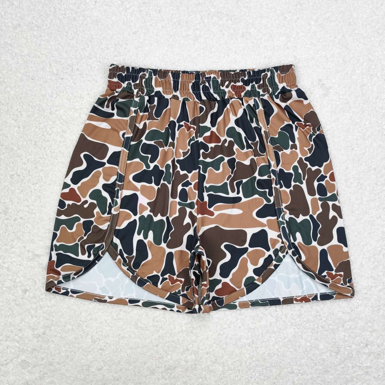 Mommy And Me Family Sibling Brown Camo Summer Shorts Bottoms