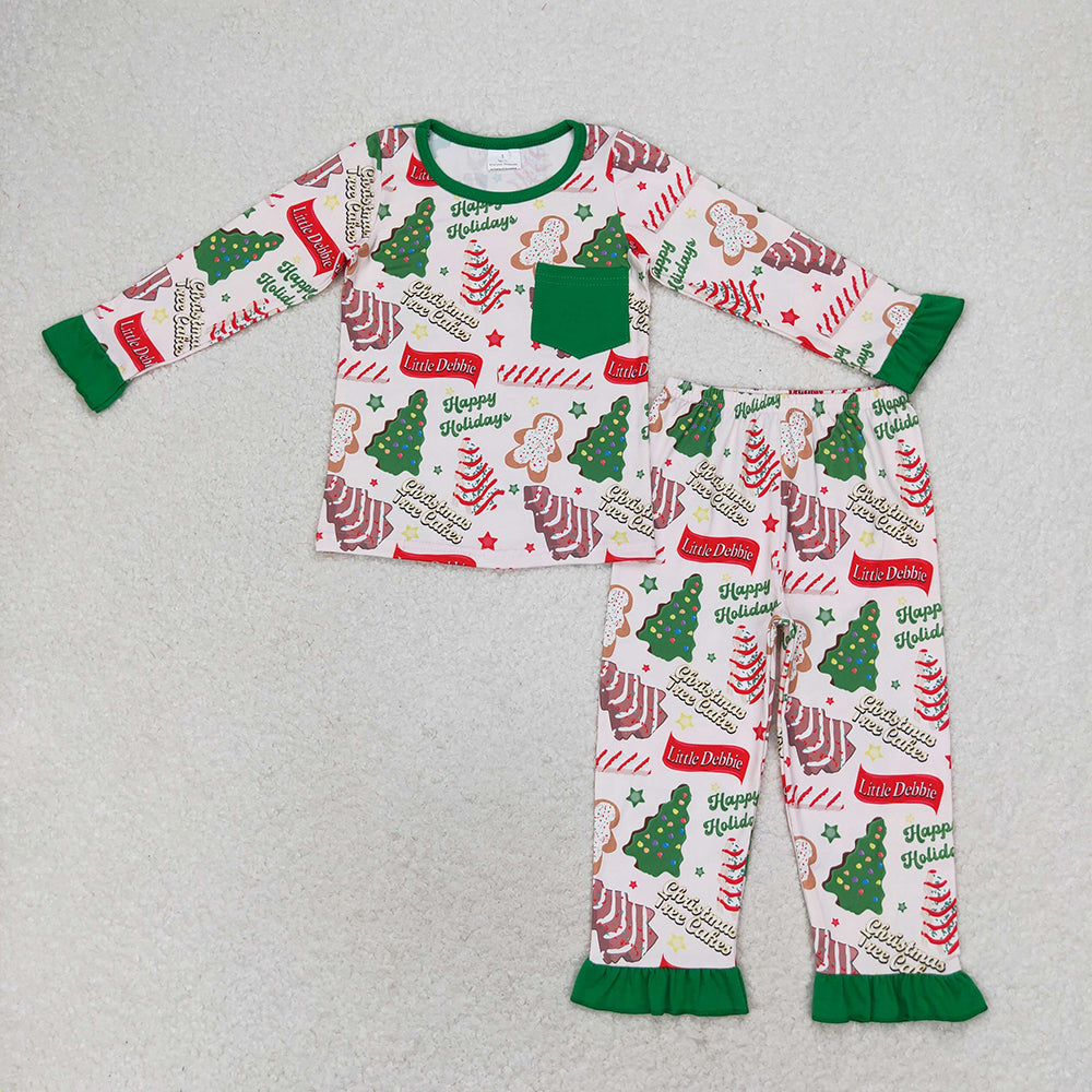 Family Christmas Season Tree Sibling Pajamas Clothes Sets