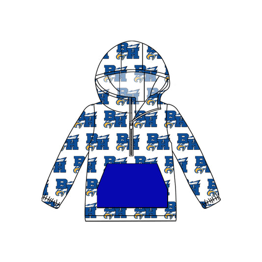 Preorder (moq 5)Baby Boys Long Sleeves BH Eagles Team Hoodies Top
