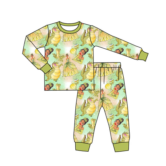 Baby Girls Princess 6  Pants Pajamas Clothes Sets preorder(moq 5)