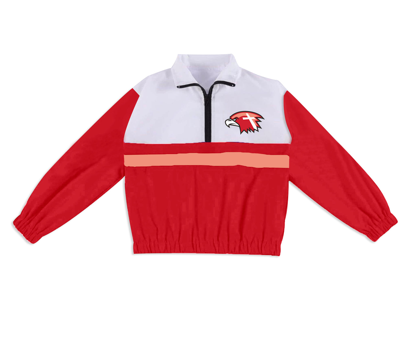 Preorder (moq 5)Baby Boys Long Sleeve Eagles Team Zip Pullovers Tops