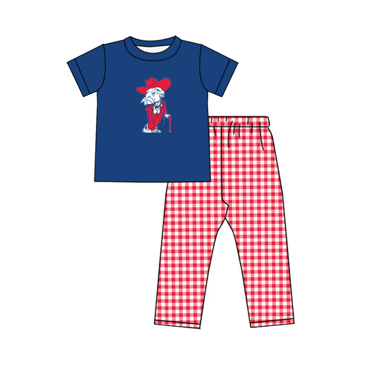 Preorder (moq 5)Baby Boys Old Man Team Top Pants Pants Clothes Sets