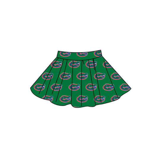 Preorder moq 5 Adult Women Green Florida Gators Team Skirt Shorts Bottom