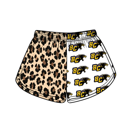 Preorder (moq 5)Baby Girls Leopard BC Team Shorts Bottom