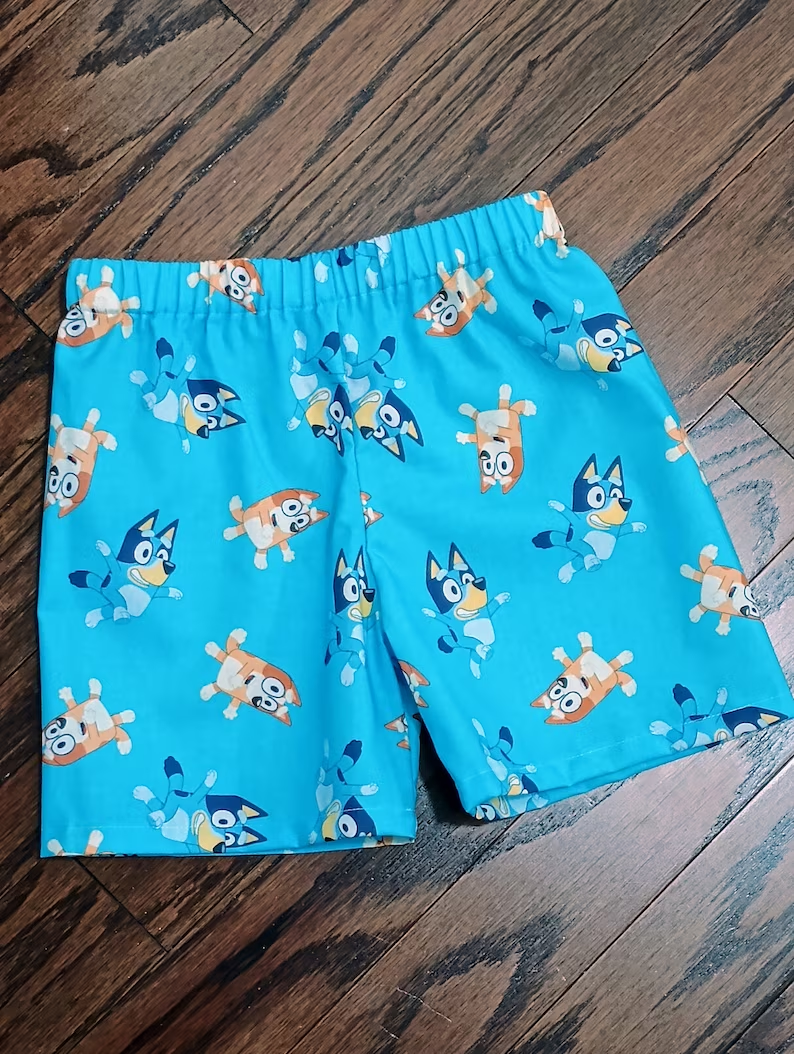 Baby Boys Blue Dogs Shorts Bottoms preorder (moq 5)