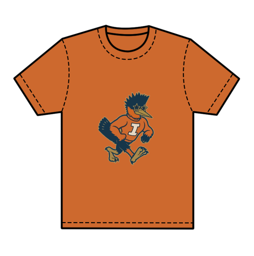 preorder(moq 5) Baby Boys Orange Short Sleeves I Eagles Team Tee Shirts Tops