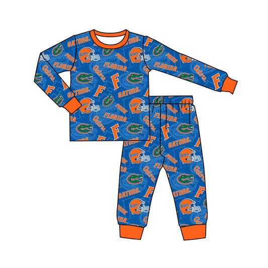 Baby Kids Team Fl Pants Pajamas Clothes Sets preorder(moq 5)