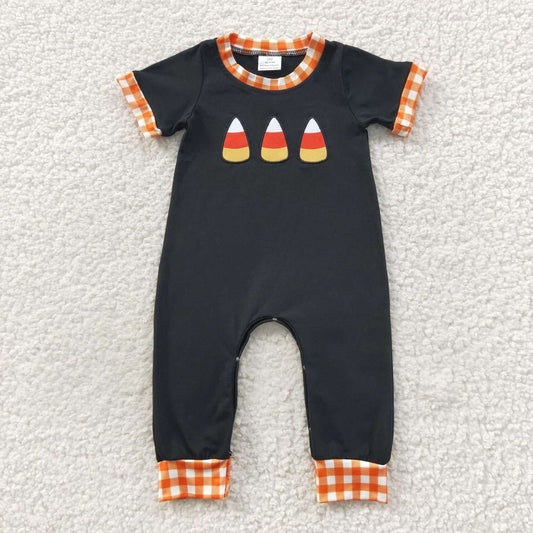 Baby Boys Halloween Candy Ruffle Rompers