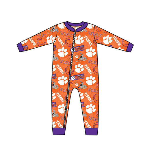Baby Kids Team Ti Long Sleeve Zip Rompers preorder(moq 5)