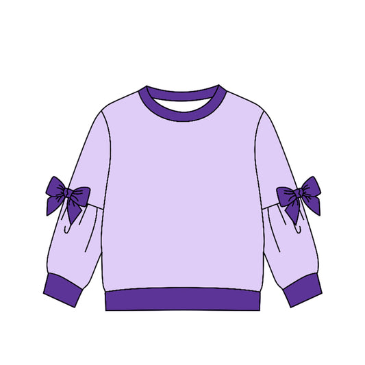 Preorder (moq 5)Baby Girls Bows Long Sleeve T-shirts Top