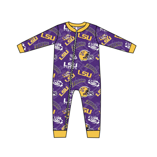 Baby Kids Team LS Long Sleeve Zip Rompers preorder(moq 5)