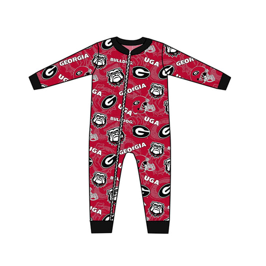 Baby Kids Team Ge Long Sleeve Zip Rompers preorder(moq 5)