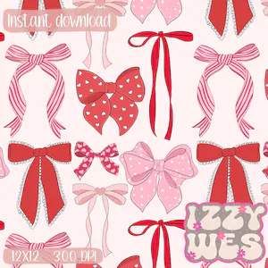 Baby Girls Red Pink Bows Plaid Top Pant Valentine Pajamas Sets Preorder
