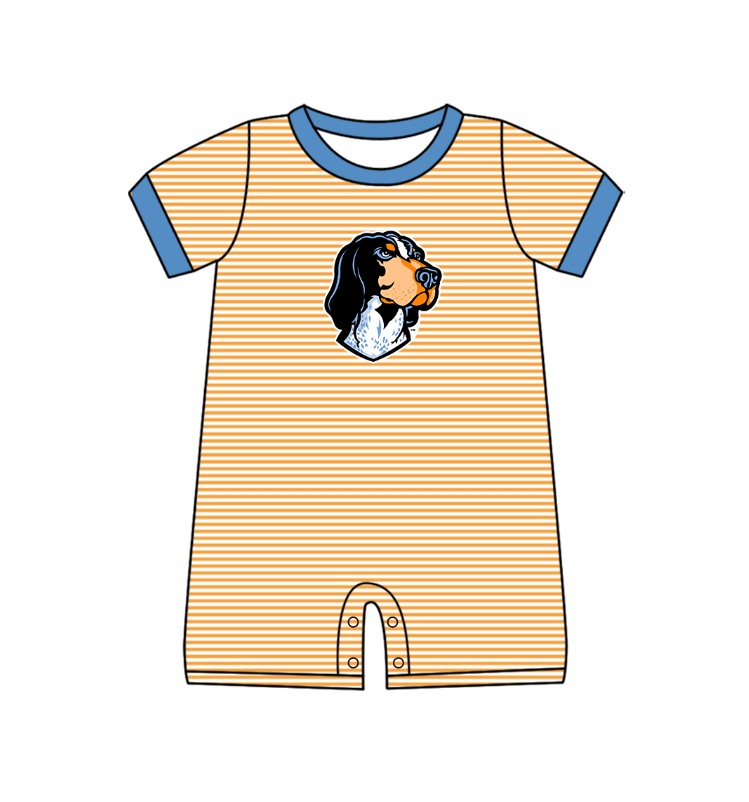 Preorder (moq 5)Baby Boys Short Sleeve New York Yankees Team Rompers